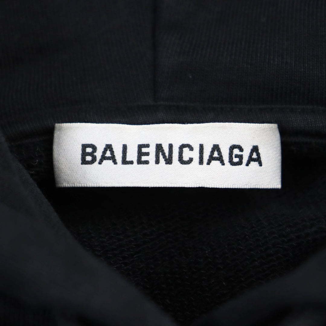 Top Quality Balenciaga Cotton Back Logo Pullover XS