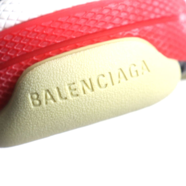 Top Quality Balenciaga Triple S Leather Sneakers Red White Black