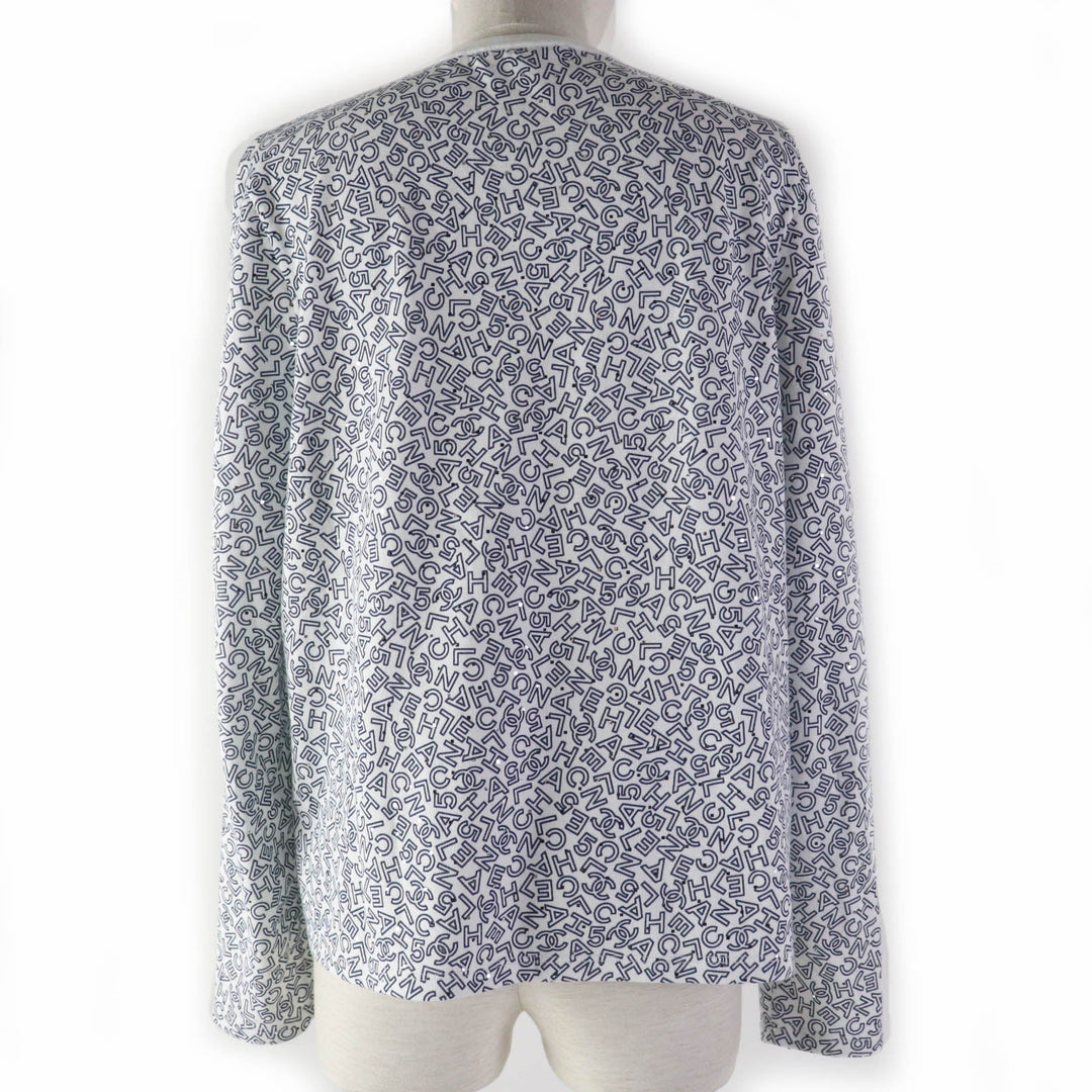 Top Quality Chanel Cotton Logo Long-sleeve T-shirt Women
