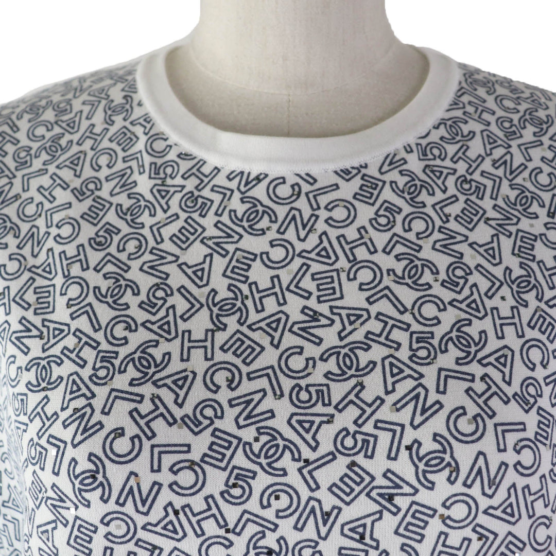 Top Quality Chanel Cotton Logo Long-sleeve T-shirt Women