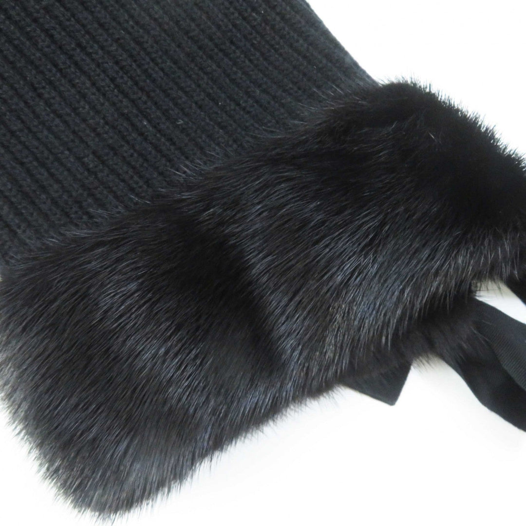 Top quality Fendi Cashmere Mink Knit Black 36 Women