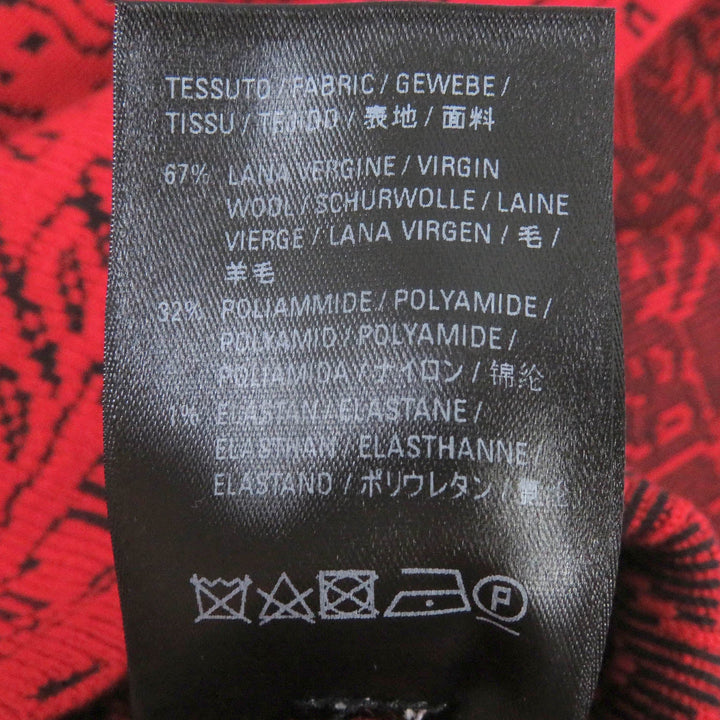 Top Quality Balenciaga Slogan Jacquard Wool Nylon Sweater XS