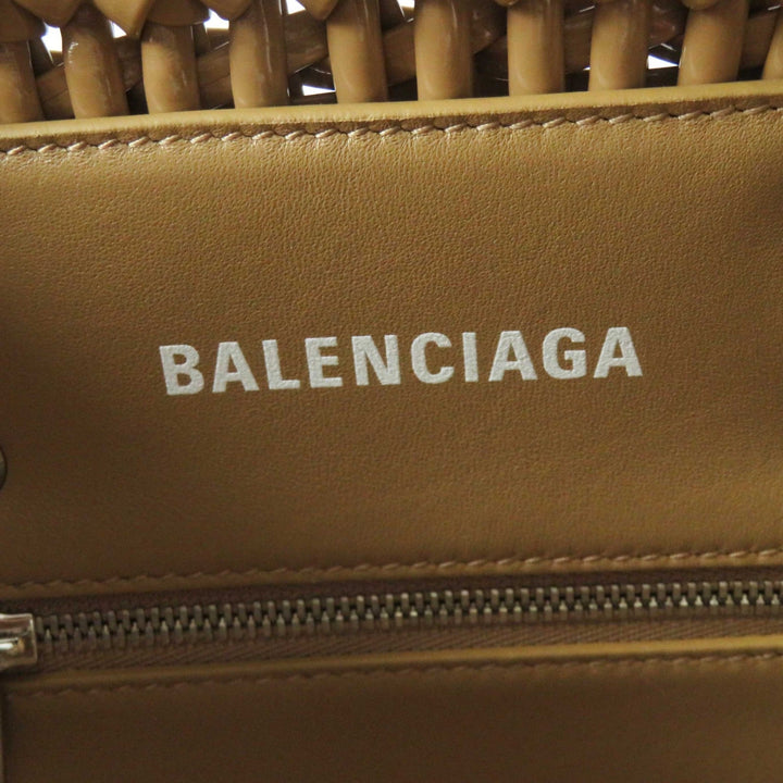 Top Quality Balenciaga Bistro XS 2WAY Bucket Bag Beige