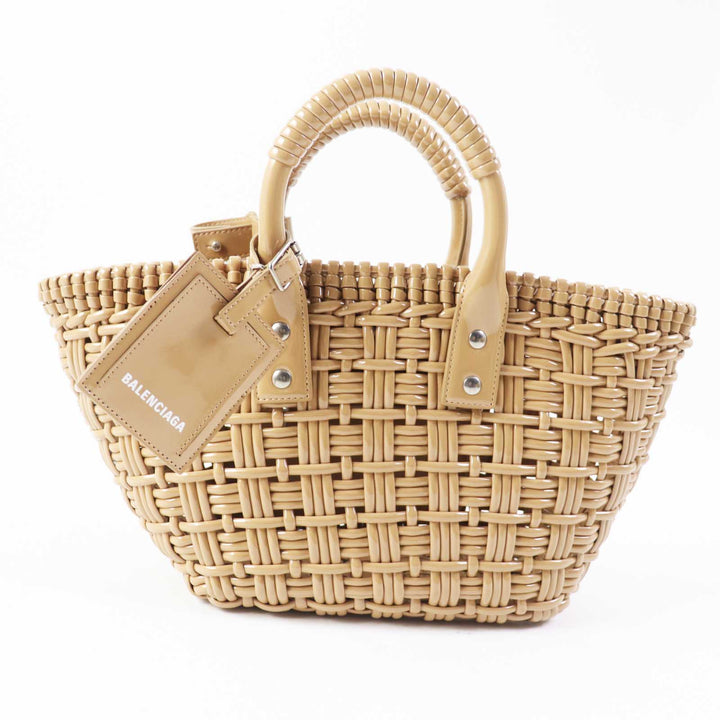 Top Quality Balenciaga Bistro XS 2WAY Bucket Bag Beige