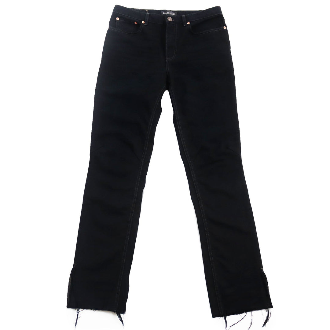 Top Quality Balenciaga Super Fitted Jeans Black 30