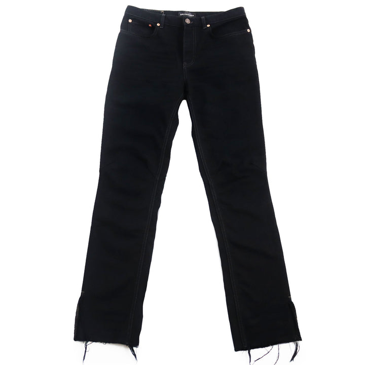 Top Quality Balenciaga Super Fitted Jeans Black 30