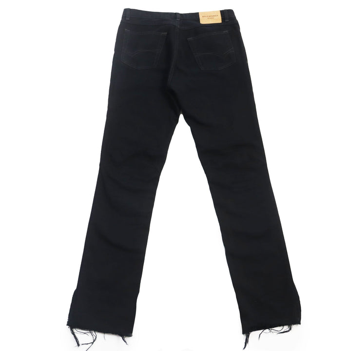Top Quality Balenciaga Super Fitted Jeans Black 30