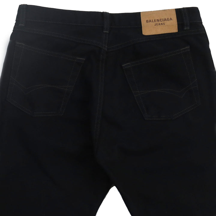 Top Quality Balenciaga Super Fitted Jeans Black 30