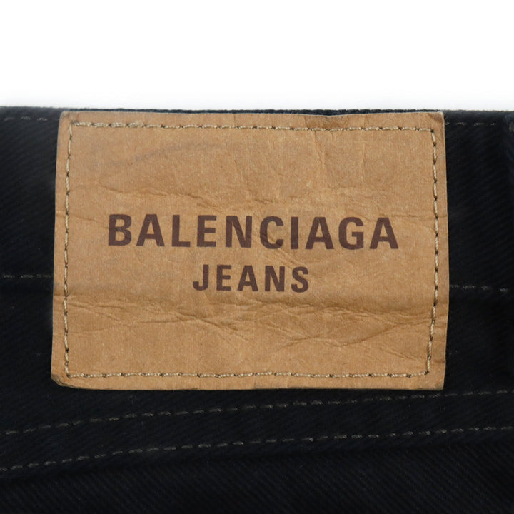 Top Quality Balenciaga Super Fitted Jeans Black 30