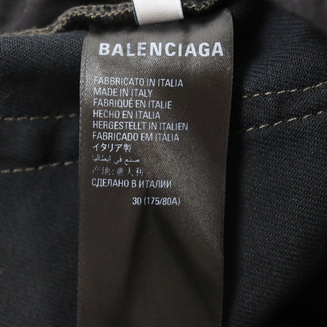 Top Quality Balenciaga Super Fitted Jeans Black 30