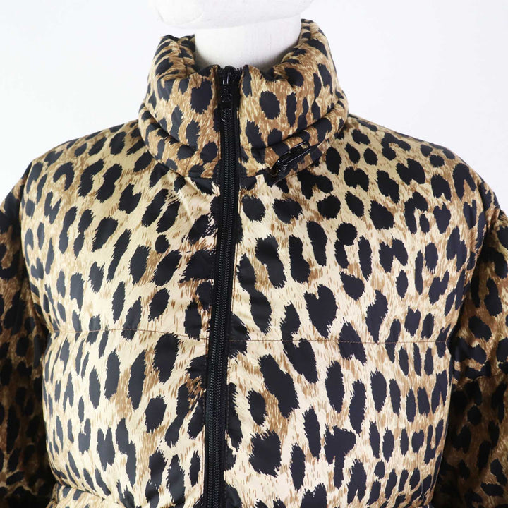 Top Quality Balenciaga Leopard Print Padded Jacket Women