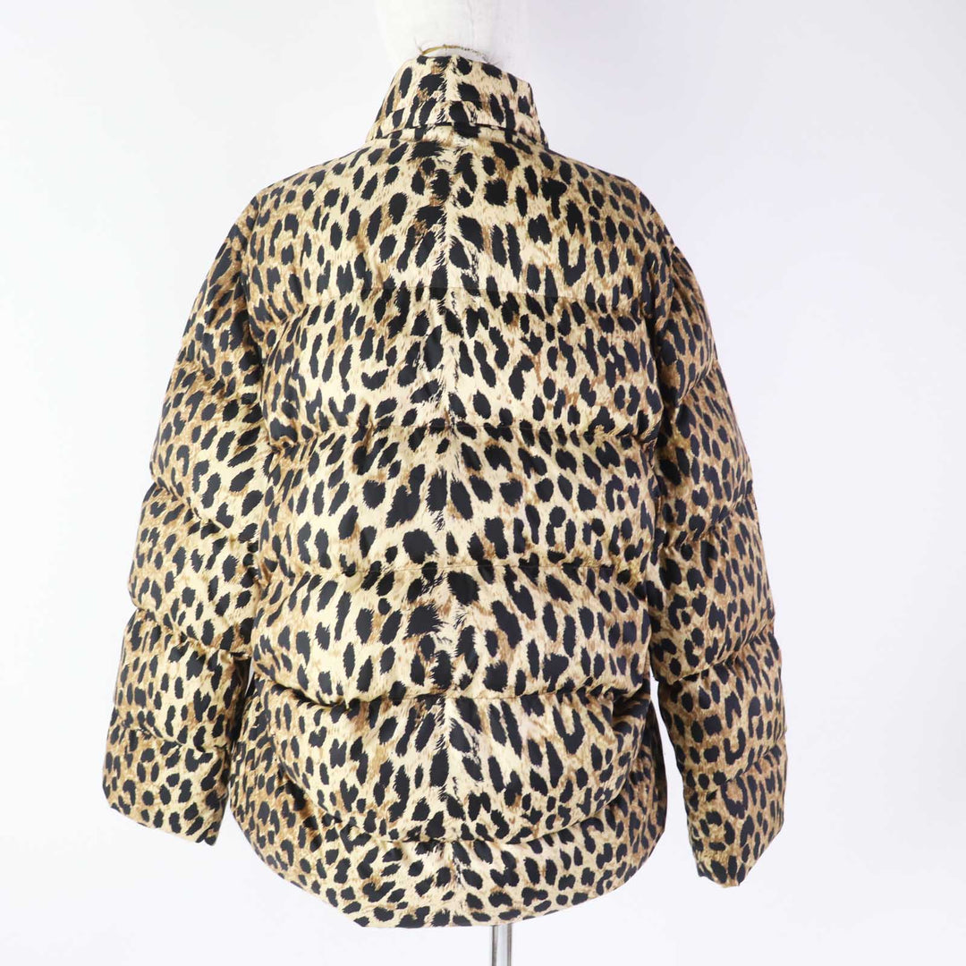 Top Quality Balenciaga Leopard Print Padded Jacket Women