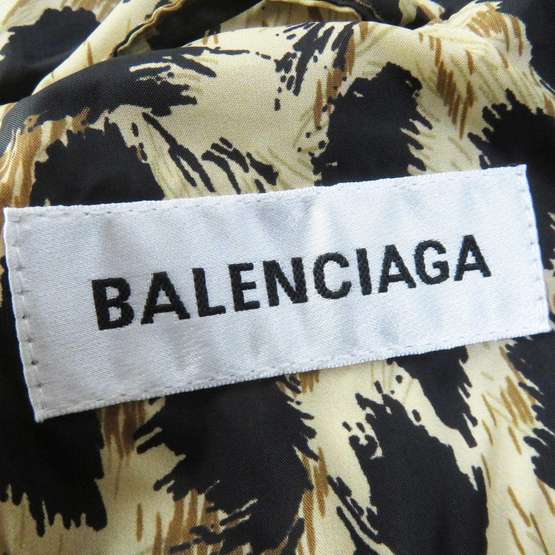 Top Quality Balenciaga Leopard Print Padded Jacket Women