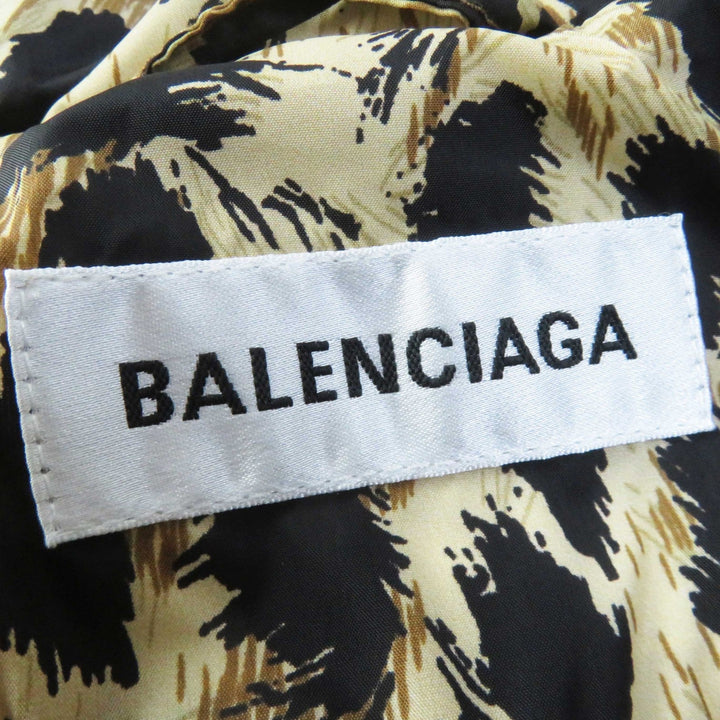 Top Quality Balenciaga Leopard Print Padded Jacket Women