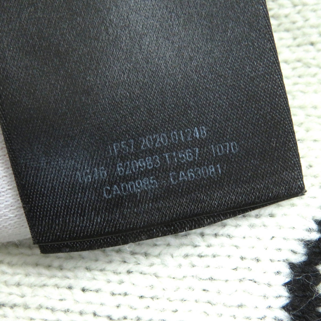 Top Quality Balenciaga Wool Polyester Jacquard Logo Knit XS