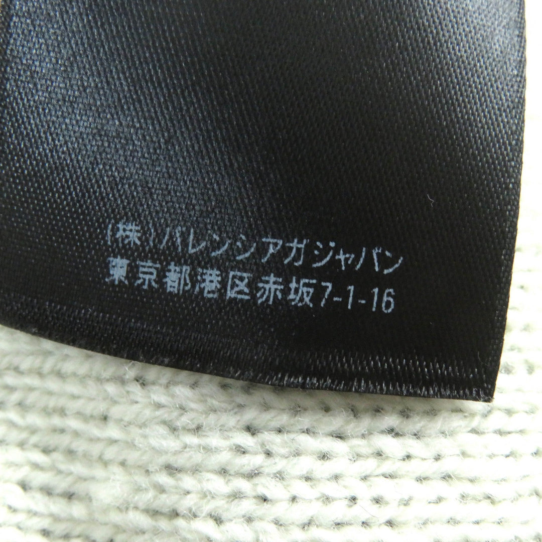 Top Quality Balenciaga Wool Polyester Jacquard Logo Knit XS