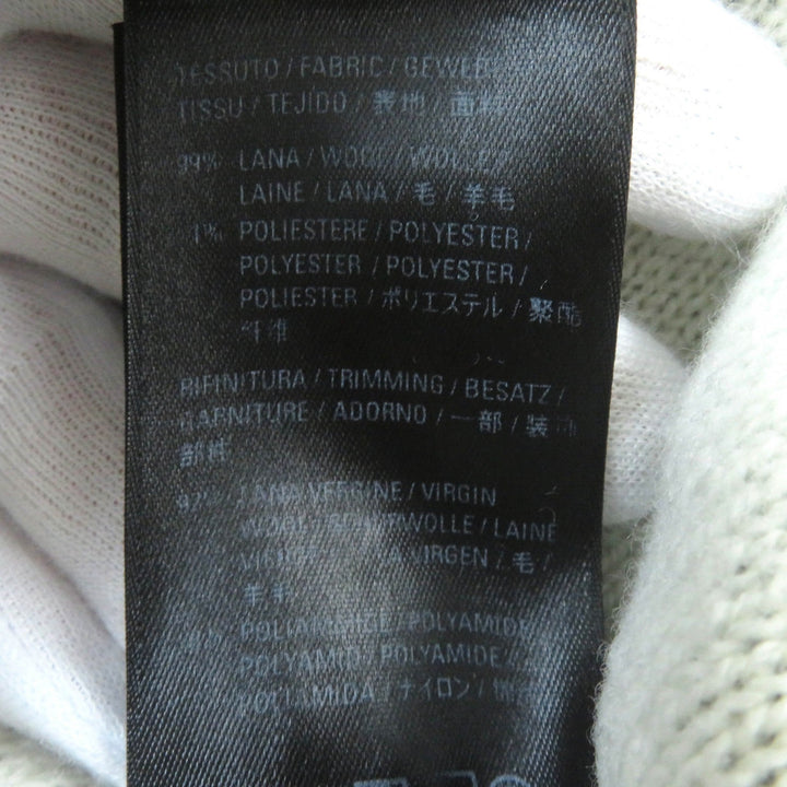 Top Quality Balenciaga Wool Polyester Jacquard Logo Knit XS