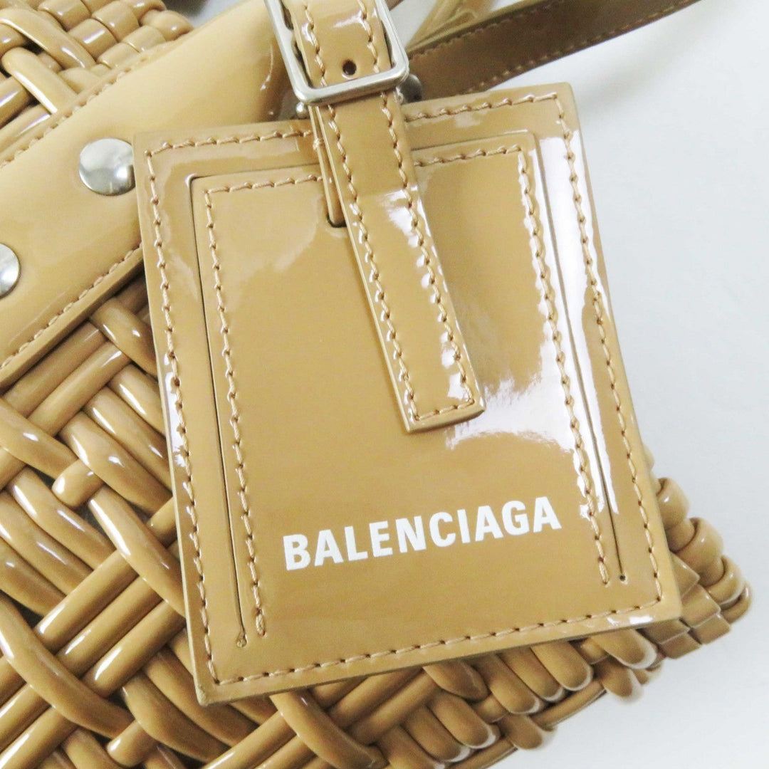 Top Quality Balenciaga Bistro XS 2WAY Basket Bag Beige