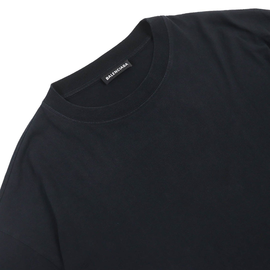 Top Quality Balenciaga I Love Techno Tee T-shirt Black M