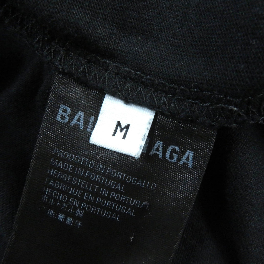 Top Quality Balenciaga I Love Techno Tee T-shirt Black M