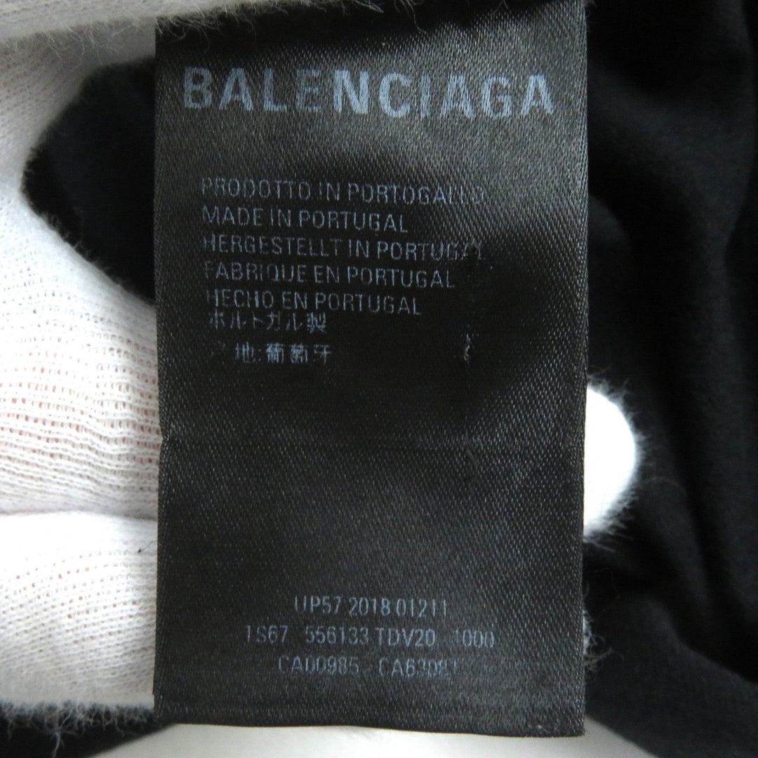 Top Quality Balenciaga I Love Techno Tee T-shirt Black M