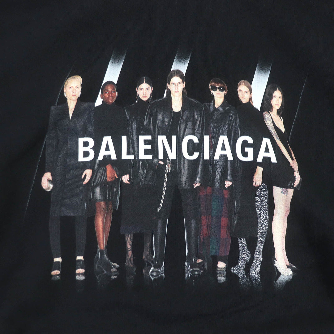Top Quality Balenciaga Cotton Hoodie Parker XS Black