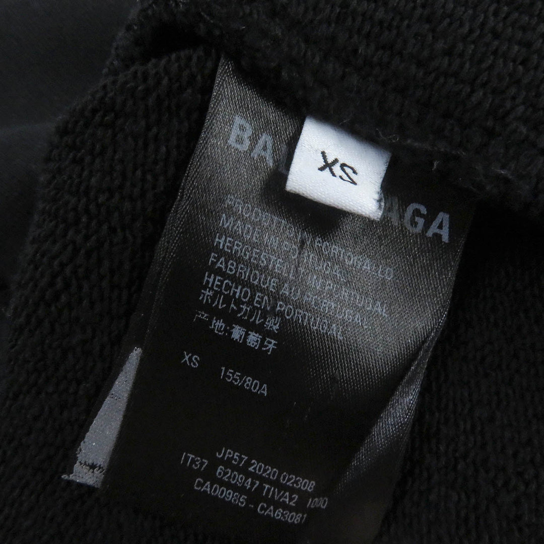 Top Quality Balenciaga Cotton Hoodie Parker XS Black