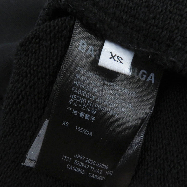 Top Quality Balenciaga Cotton Hoodie Parker XS Black