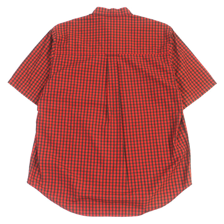 Top Quality Balenciaga Oversized Check Shirt Red