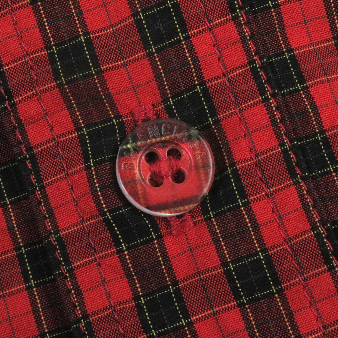Top Quality Balenciaga Oversized Check Shirt Red