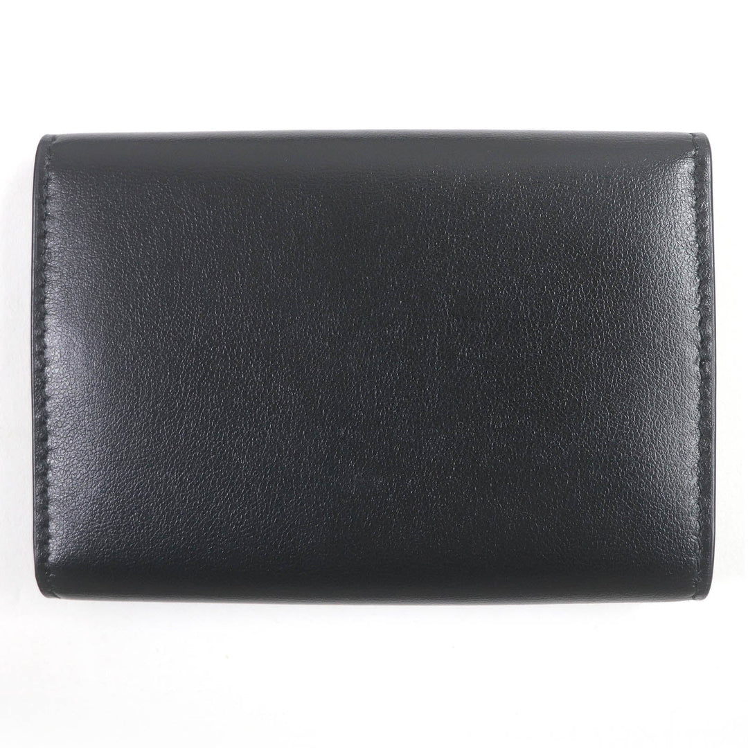 Top Quality Balenciaga Logo Card Case Leather Key Holder