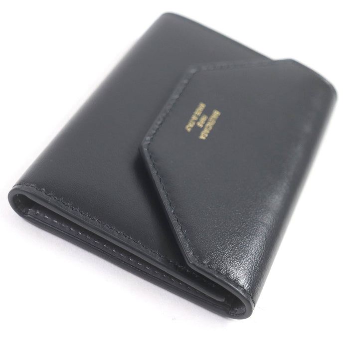Top Quality Balenciaga Logo Card Case Leather Key Holder
