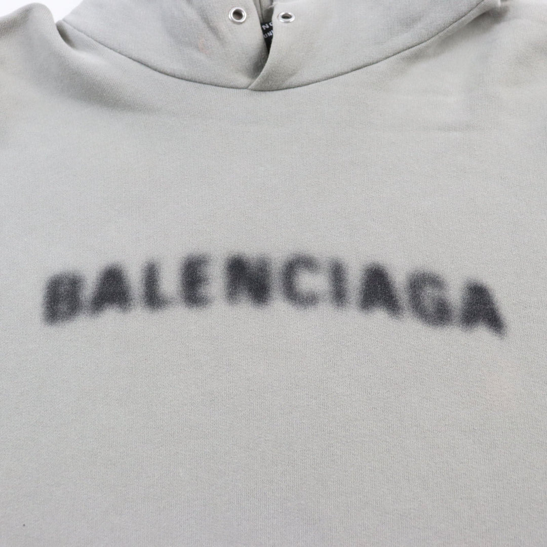 Top Quality Balenciaga Distressed Pixel Logo Pullover XS