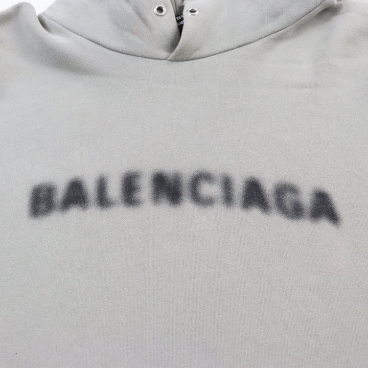 Top Quality Balenciaga Distressed Pixel Logo Pullover XS