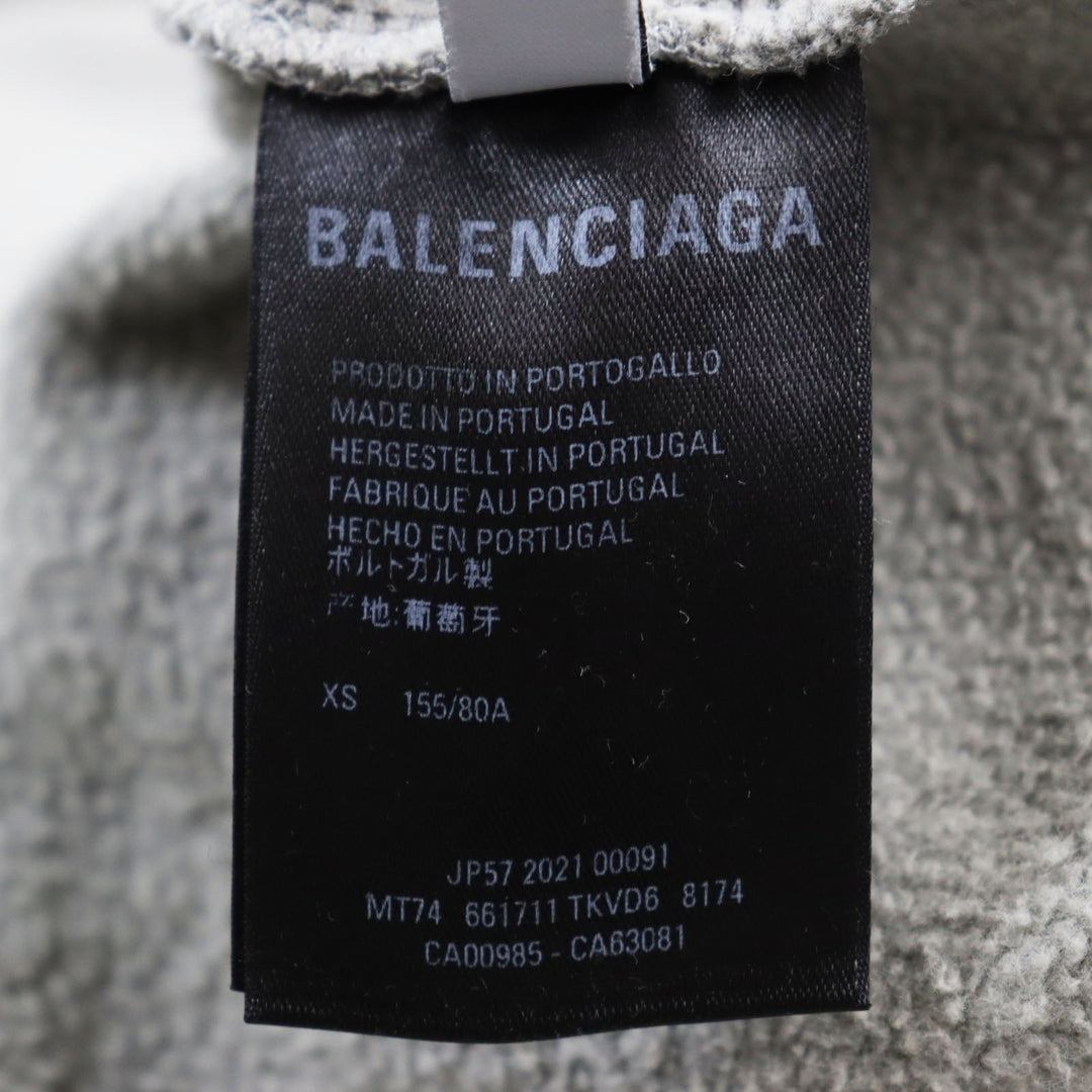 Top Quality Balenciaga Distressed Pixel Logo Pullover XS