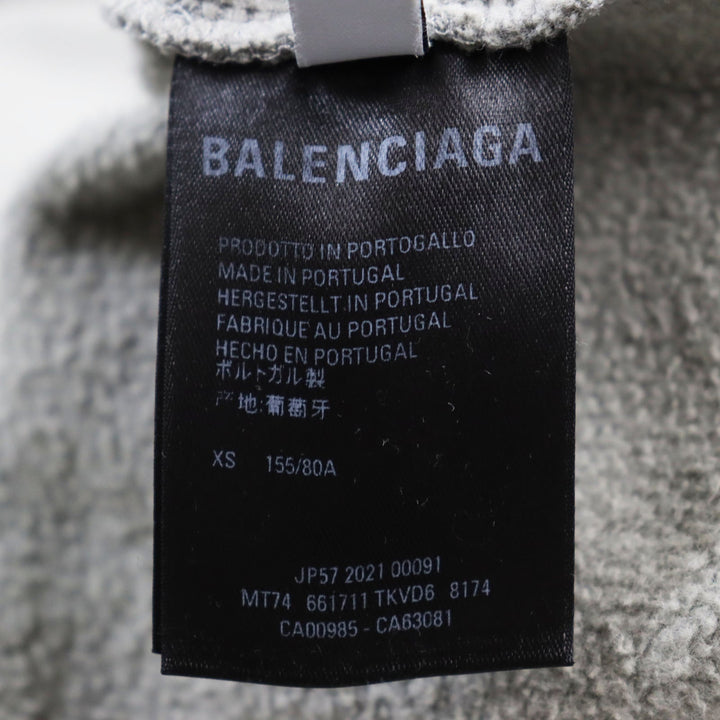 Top Quality Balenciaga Distressed Pixel Logo Pullover XS