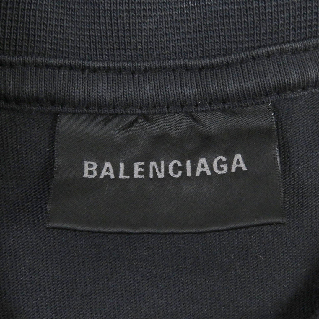 Top Quality Balenciaga Distressed Tape Logo T-shirt XS