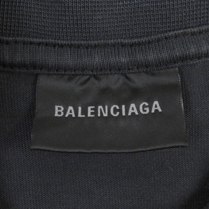 Top Quality Balenciaga Distressed Tape Logo T-shirt XS