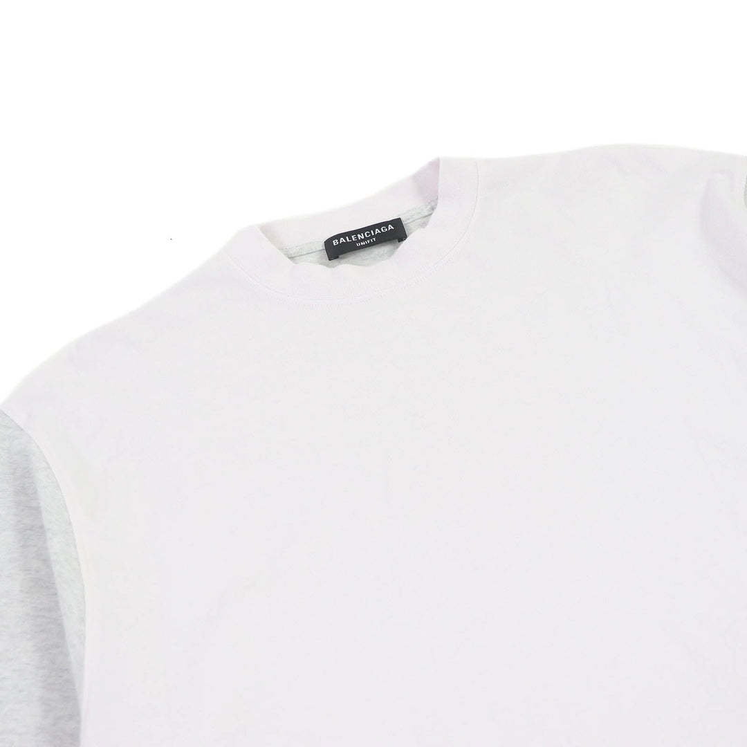Top Quality Balenciaga Oversized T-shirt Ivory Gray L