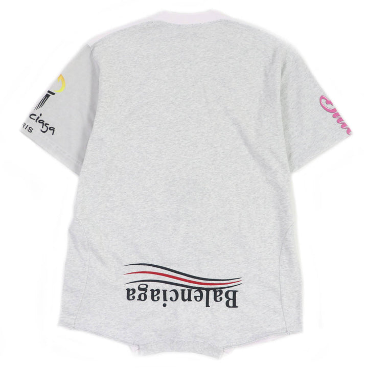 Top Quality Balenciaga Oversized T-shirt Ivory Gray L