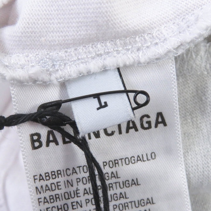 Top Quality Balenciaga Oversized T-shirt Ivory Gray L