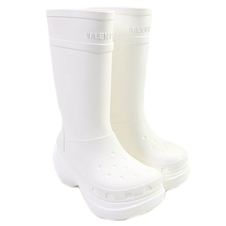 Top Quality Balenciaga Crocs Rubber Knee-high Boots