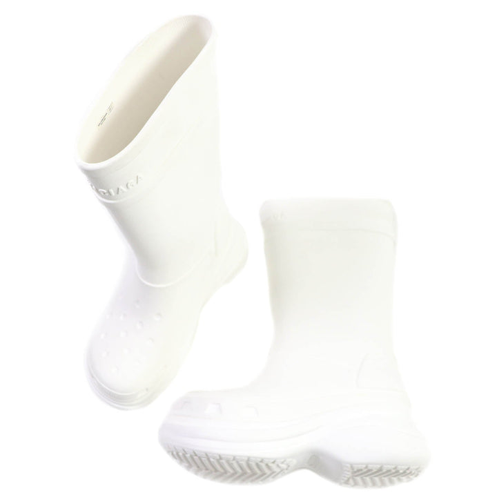 Top Quality Balenciaga Crocs Rubber Knee-high Boots