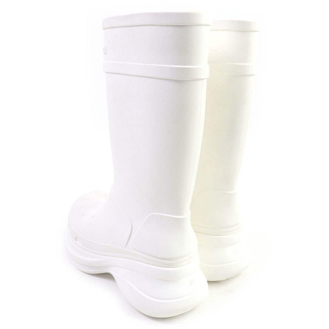 Top Quality Balenciaga Crocs Rubber Knee-high Boots