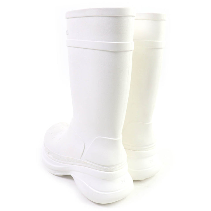 Top Quality Balenciaga Crocs Rubber Knee-high Boots