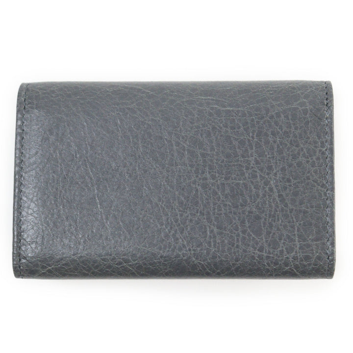 Top Quality Balenciaga Leather Key Holder Gray