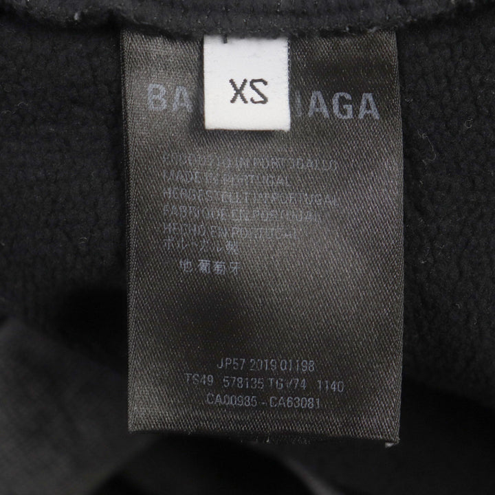 Top Quality Balenciaga Cotton BB Logo Oversized Pullover Hoodie XS
