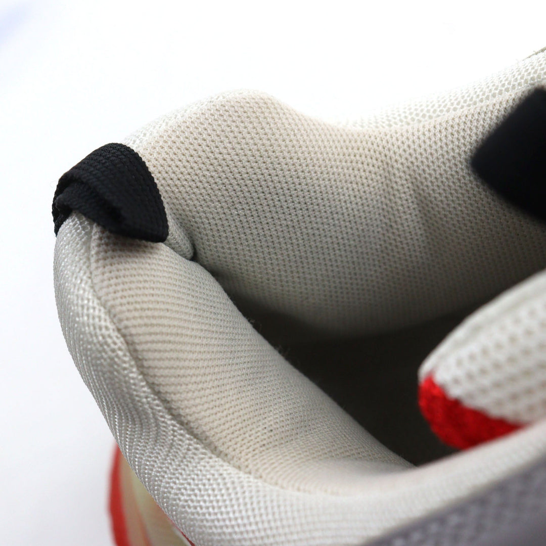 Top Quality Balenciaga Triple S Leather Sneakers White Red
