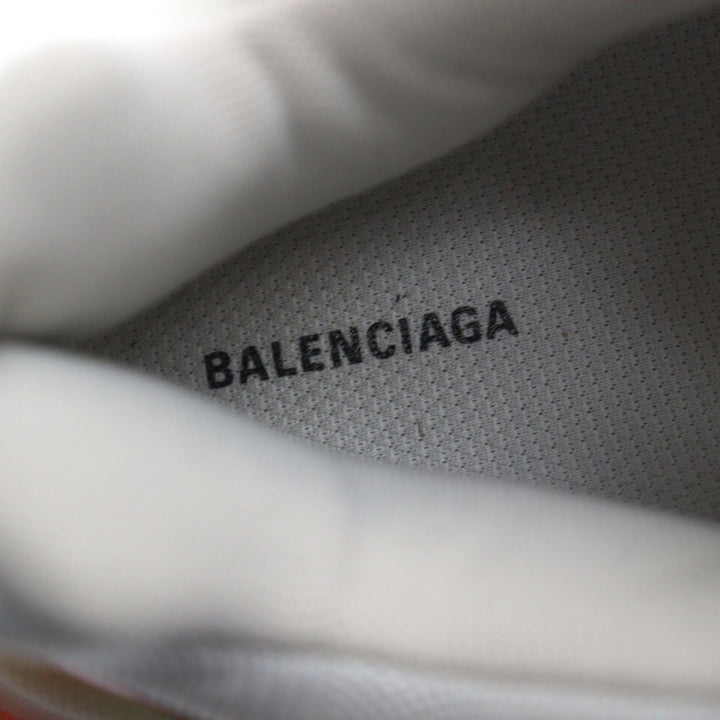 Top Quality Balenciaga Triple S Leather Sneakers White Red