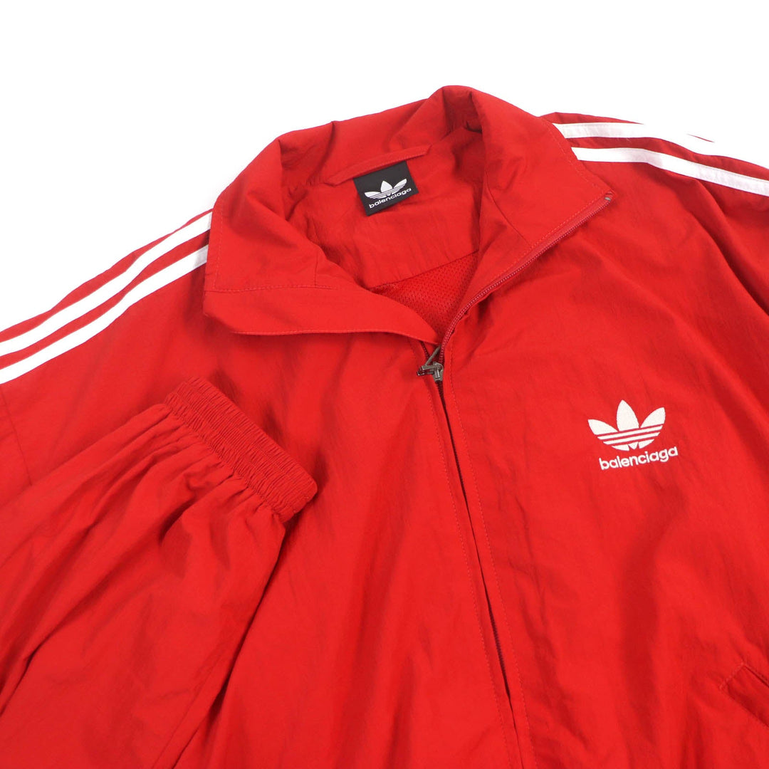 Top Quality Balenciaga adidas Nylon Track Jacket Red L